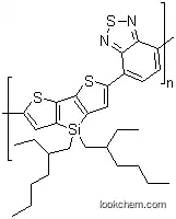 Molecular Structure of 1089687-02-4 (Poly[2,1,3-benzothiadiazole-4,7-diyl[4,4-bis(2-ethylhexyl)-4H-silolo[3,2-b:4,5-b']dithiophene-2,6-diyl]])
